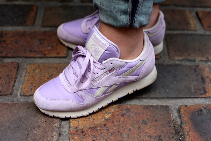 reebok sneakers purple